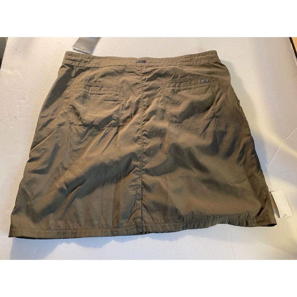 Eastern Mountain Sports Women’s Skirt Size16 Olive Green Pocket Golf Hike Nylon - Picture 3 of 9